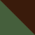 Moss green / Brown 