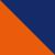 Orange / Royal blue 