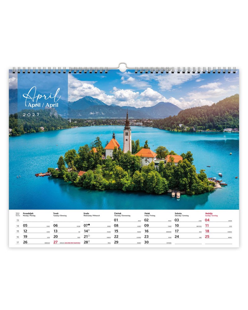 Koledar Slovenija, moja dežela