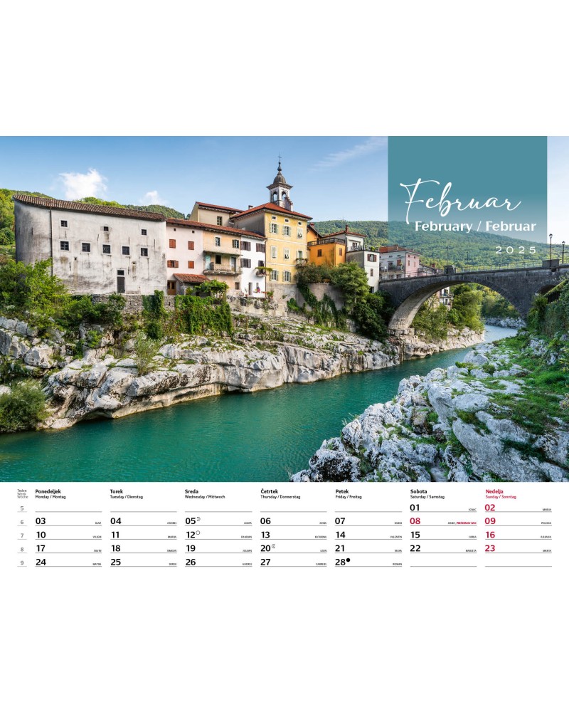Koledar Slovenija, moja dežela