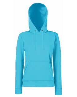 Pulover s kapuco Fruit of the Loom Classic Lady-Fit Hooded Sweat ženski